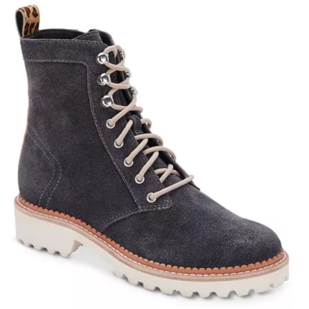 Dolce Vita Women’s Gray‎ Avena Combat Lightweight Boot 8